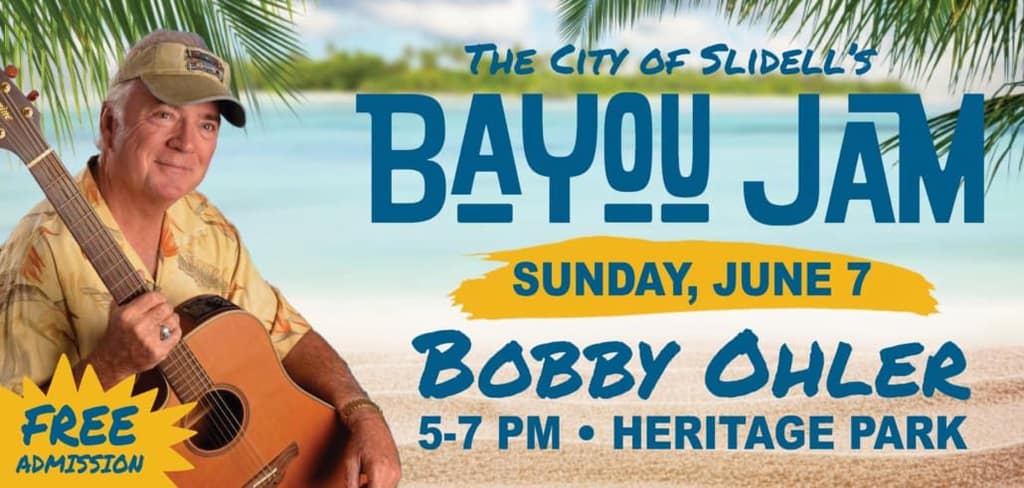 Bayou Jam Concert Series Continues June 7 with Bobby Ohler and the Harbor Band