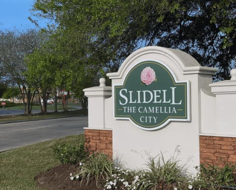 City of Slidell welcome sign