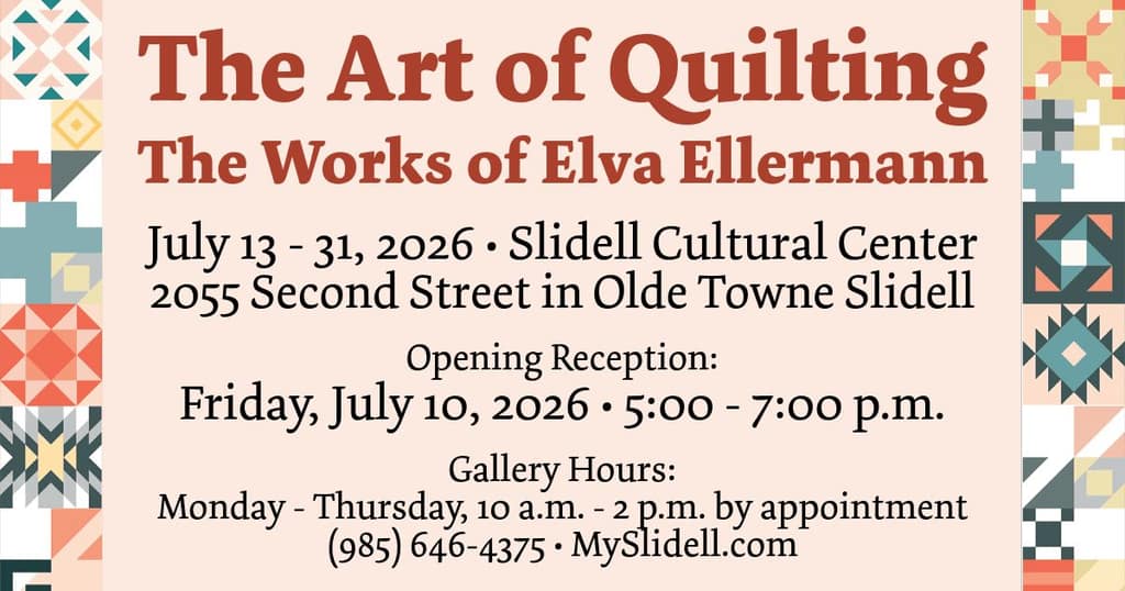 The Art of Quilting: The Works of Elva Ellermann Opens at the George Dunbar Gallery July 10
